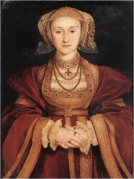 Портрет Анны Клевской . 1539.