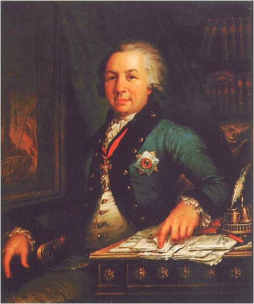 Портрет Г.Р. Державина. 1795 