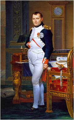 Давид. Наполеон в своем кабинете. 1810