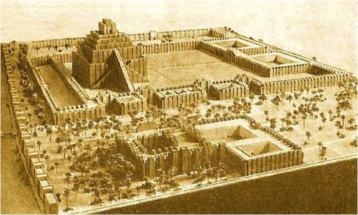 Зиккурат Этеменанки - Вавилонская башня (макет)