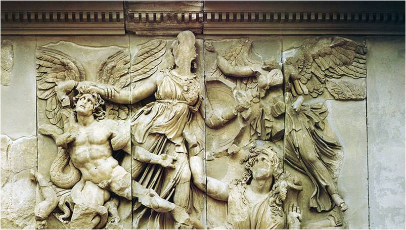 Битва Афины с Алкионеем