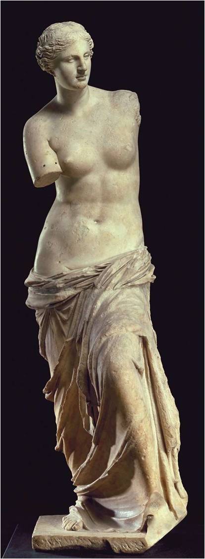 Статуя Афродиты с о.Мелос (Милос) или Венера Милосская.