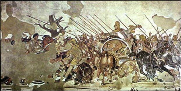 Битва Александра Македонского с Дарием.