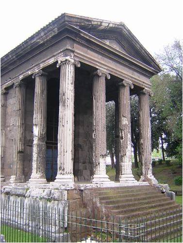 	Храм Фортуны Вирилис на Бычьем форуме (рынке). 1 в. до н.э. 