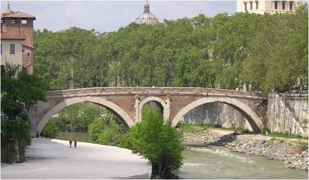 Мост Фабриция в Риме . I в. до н. э.