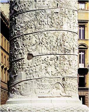 Колонна Траяна . II в. Высота 40 м.