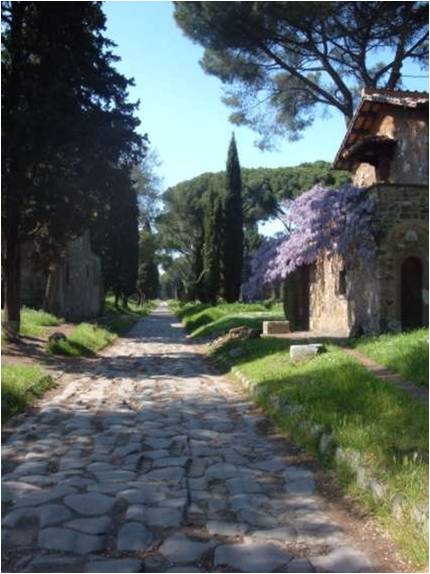 Аппиева дорога в Риме (Via Appia). IV—III вв. до н. э.