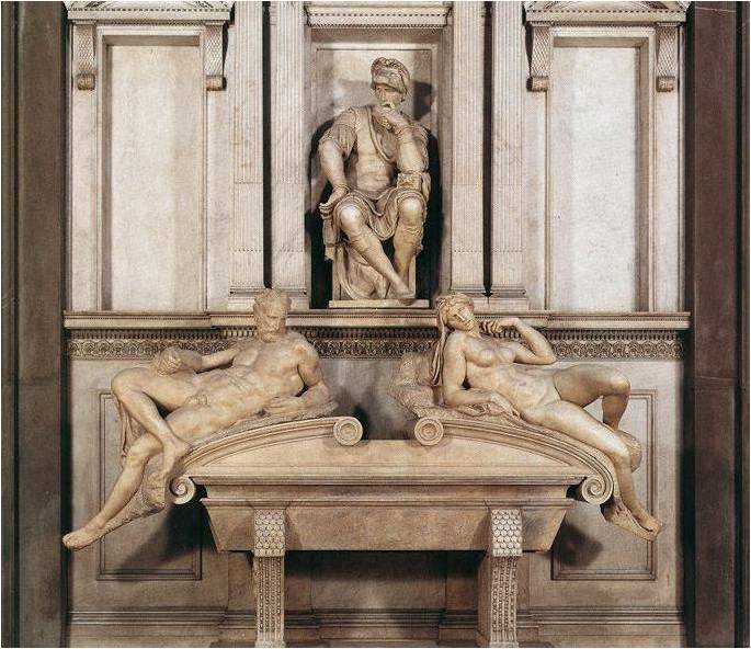 Саркофаг Лоренцо Медичи . 1520—34.