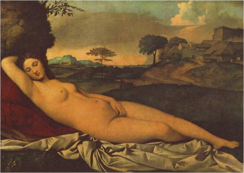 Спящая Венера . 1508—10. 