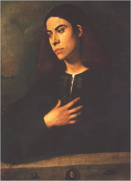 Портрет А. Броккардо . Около 1510.