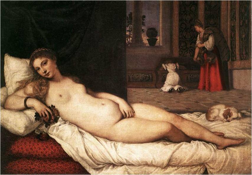 Венера Урбинская . 1538.