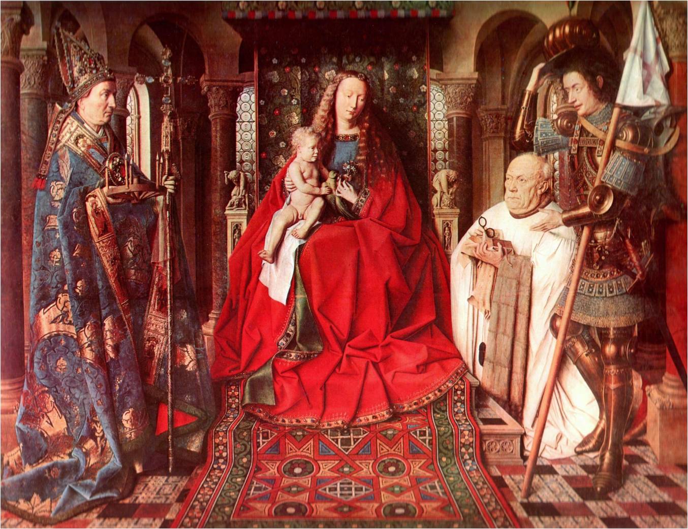 Мадонна каноника ван дер Пале . 1436.