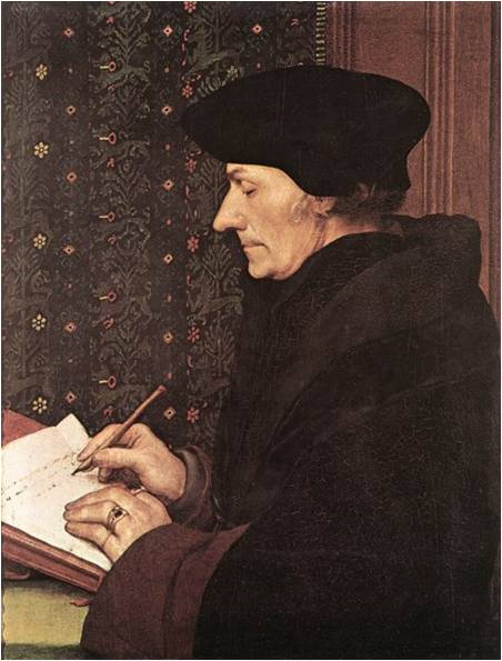 Эразм Роттердамский . 1523.