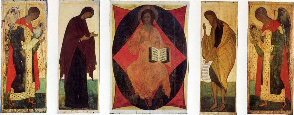 Иконостас Успенского собора во Владимире. 1408.