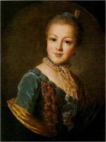 Портрет княжны Е.Б. Юсуповой. Конец 1750-х — начало 1760-х гг. ГРМ 