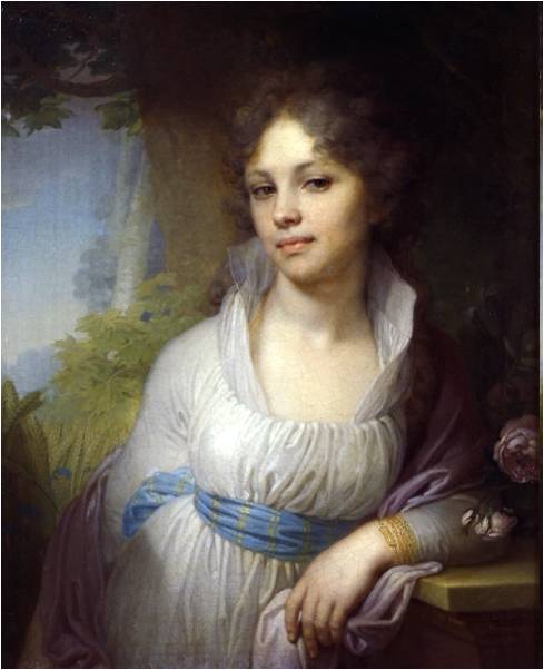 Портрет М.И. Лопухиной. 1797 