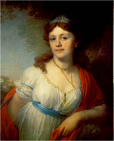 Портрет Е.Г. Темкиной. 1798. 